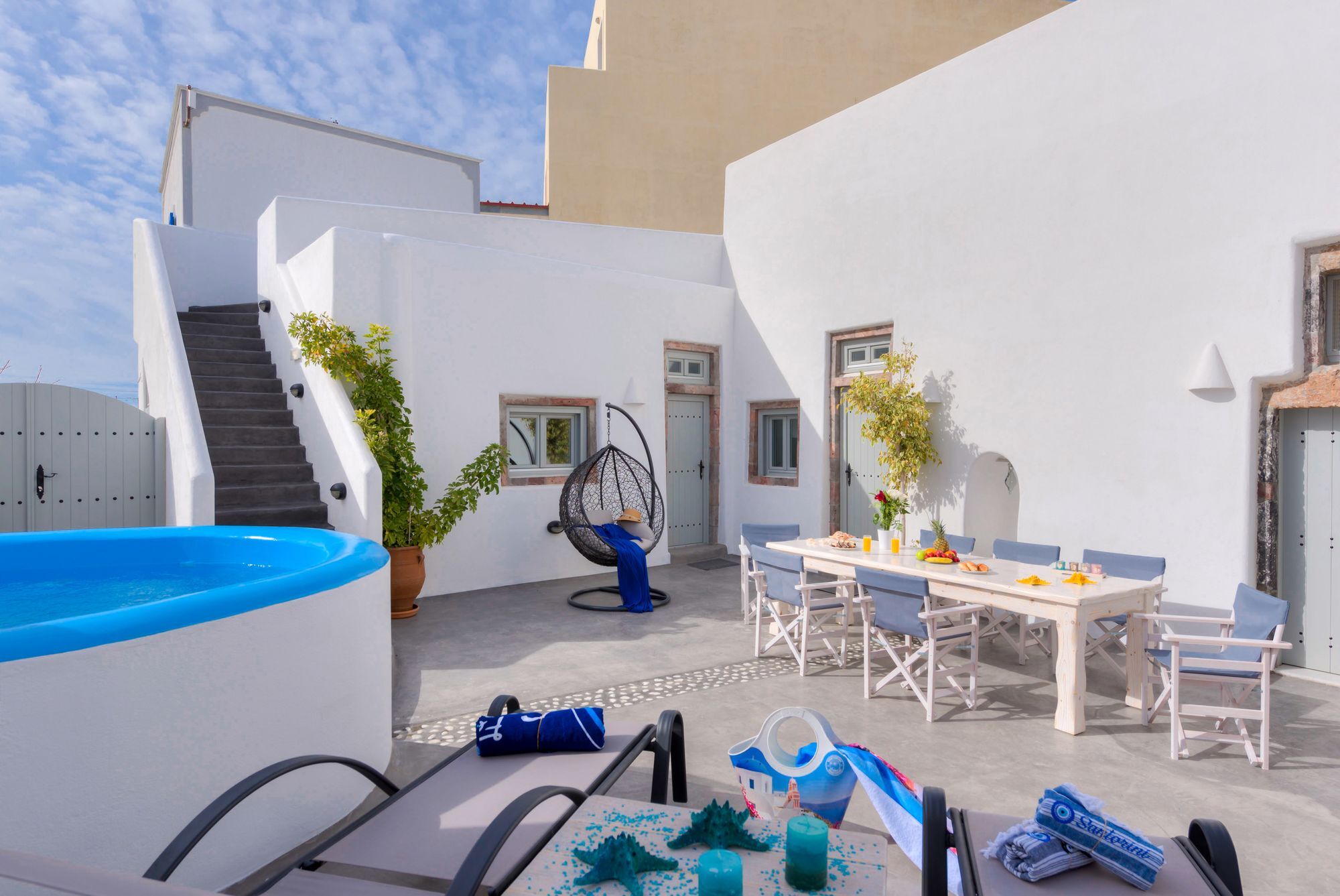 Nereids Villa Santorini ميغالوخوري المظهر الخارجي الصورة